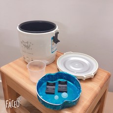 집에서 사용되는 전기 밥솥 110v ~ 220v 또는 자동차 12v ~ 24v 영어 지침이있는 두 사람이 충분함 밥솥