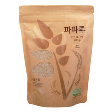 파파루 간편레시피 유기농쌀 백미 굵은입자 400g, 7개