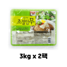 일가집 초절임무 3kgx2팩/냉면 무절임, 3kg, 2개