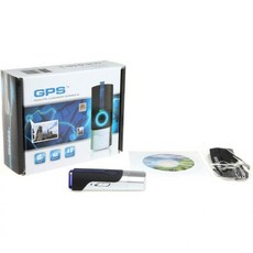 GPS 데이터로거 소형핸디GPS 휴대용GPS로거 배터리 내장 자신의 궤적이 기록 드라이브, 1개