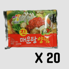 진조미식품 매운탕양념 60g 매운탕 생선찌개 국물 양념 해물탕 소스 소분