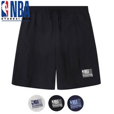 NBA 남자 5부 나일론 원턱 추리닝 5부 팬츠 반바지 42_NPT124