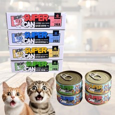 맛있는 NEW 슈퍼맛캔 고양이 캔 간식캔, 24개, 80g, 참치*오리지날