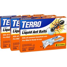 TERRO Liquid Ant Killer Baits 테로 리퀴드 앤트 킬러 베이트 개미 퇴치법 퇴치 약 6개 3팩