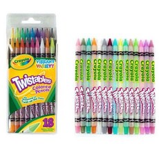 크레욜라돌돌이슬림색연필