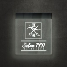 아크릴팜 아크릴 네온사인 간판 [주문제작가능] 미용실 HAIR SALON 헤어샵