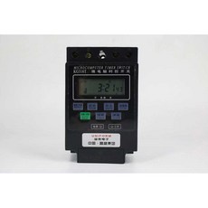 시간제어 스위치 컴퓨터 디지털 타이머 자동 사이클세팅, 1개, 검은색 30A 변압기 380V