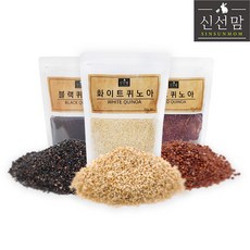 신선맘 레드퀴노아 500g 블랙퀴노아500g 생 화이트퀴노아 700g, 1개, 볶은 블랙 500g