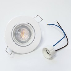 필립스 3인치 GU10 KIT 4.7w (주광색) LED 일체형 다운라이트 매입등, 1개