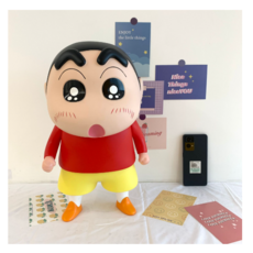 짱구 피규어 43cm 굿즈 실물 짱구는 인테리어 크레용 짱구대형 짱구는못말려, 빨간장구