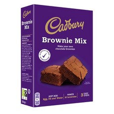 캐드버리 초콜릿 브라우니 믹스 350g 4팩 Cadbury Chocolate Brownie Mix 350G, 4개