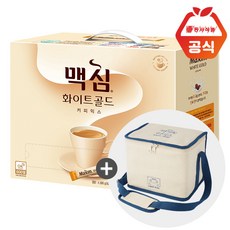 맥심 화이트골드 커피믹스 400T+보냉백증정