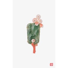 비취한복브로치
