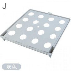 옷장 정리 티셔츠수납 틈새서랍 공간박스 통풍서랍, J.라지 그레이 20개 세트
