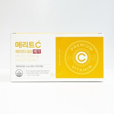 휴온스 메리트C&D 메가 고함량 DSM 비타민C 비타민D 60포 2박스 4개월분, 252g, 1개