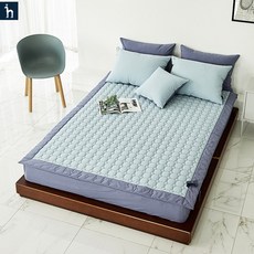 [헤지스홈]고밀도 퍼피 민트 패드 슈퍼싱글/퀸/킹, 고밀도 퍼피 민트 패드 퀸