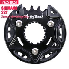 패스 퀘스트 자전거 성능 BMX 스트리트 클라이밍 디스크 Wide Narrow Teeth GXP 64BCD 18T 22T 24T for shimano sram 자전거 크랭크, 01 for shimano,