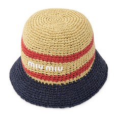 [미우미우] 여성 버킷햇 벙거지 모자 5HC305 2F8F F075R