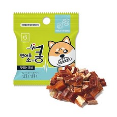 브리더랩 한입에 쿵 20g 강아지 간식, 연어소고기, 20개 - 소가쿵