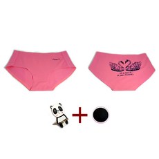 다오 노라인팬티 2장+핸드폰 거치대+손거울 심리스 면 팬티 여학생 주니어 쥬니어 여성 햄 레이스 패턴 누디 삼각