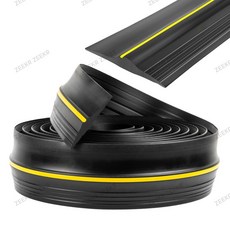ZEEKR 차고 문틈 고무 프로텍트 씰 스트립 차고 도어 하단 씰 날씨 PVC 고무 패킹 하단바람막이 벌레막이 틈새막이, 6m, 1개