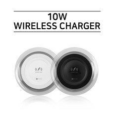 마이찰리_ MPLUS 10W 고속 무선충전패드 무선충전기 휴대폰충전기 무선충전기 무선충전패드 충전패드 고속무선충전기 _Mycharlie, 블랙, MW-300Q:블랙