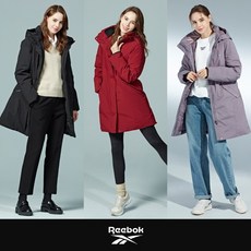 [KT알파쇼핑][이월] [REEBOK] NEW 리복 6LAYER 후드 롱패딩 여성 3종 택1