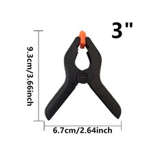 DIY 플라스틱 나일론 클램프 목공 도구 A 클립 스튜디오 배경 5개 3 4, 5pcs 3inch
