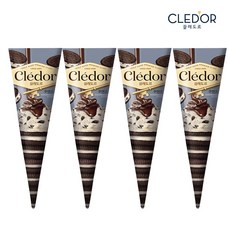 빙그레 끌레도르 콘 쿠키앤크림 24개 아이스크림, 150ml