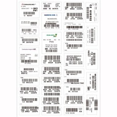 세계 항공사 화물 바코드 스티커 35장 세트 데코 방수 빈티지 대한항공 아시아나 보딩패스, 항공사 화물바코드 스티커 모음
