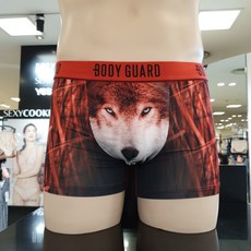 보디가드 본투비 와일드붉은 늑대 아웃밴드 드로즈