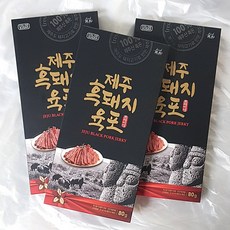 (이어도쇼핑) 제주 흑돼지 육포 80g 3상자, 3개