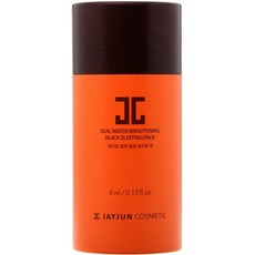 Jayjun Cosmetic 리얼 워터 브라이트닝 블랙 슬리핑팩, 1개