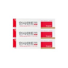 (동국제약 인사덴트 닥터 치약 150g x 3개) / 잇몸질환 예방성분