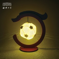 NATIONAL 중국 국가 박물관 가을 교외 귀 목 도면 조각 등 풍 문 창 선물 침실 DIY 종이 접 기 LED 창의 국 박 고 수공 생일 남녀 생 홍 산 문화 옥 룡