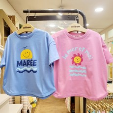 [밀리밤]-논현점@@빠른배송**24년 아이좋아 그래픽 반팔티 MLRA24460