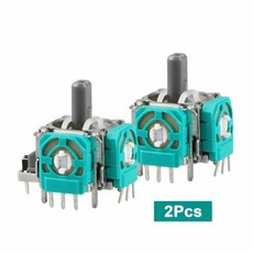 4 PCS 교체 3D 아날로그 스틱 센서 모듈 X 박스 용 하나의 게임 패드 듀얼 쇼크 무선 컨트롤러 조이스틱, 2pcs, 2개