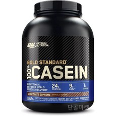 옵티멈뉴트리션 카제인 골드 스탠다드 100 초콜릿 프로틴 24g 단백질 파우더 1.8kg 초콜릿 슈프림, 1개