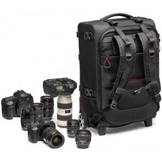 Manfrotto Switch-55 Pro 라이트 컨버터블 롤링 카메라 백팩 카메라 롤러 백 2 in 1 캠코더 용 백팩, 리 로더 하이브리드 -55