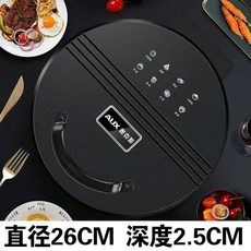 전기 베이킹 크레이프 메이커 기계 양면 가열 팬케이크 프라이팬 피자 토틸라, 9) black UK, 1개