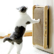 고양이 스크레쳐 원목 벽걸이 리필 캣스크래쳐리필형, 단일사이즈