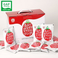 부여농부의 대추방울토마토즙 GAP 인증 / 껍질과 씨 제거 갈아만든 주스