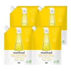 메소드 레몬민트 주방용 합성세제, 1000ml, 4개