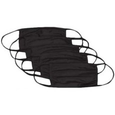 WD37U Reusable Cotton Face Mask (Pack of 50), One Color_Black, One Color_Black
