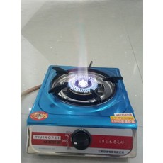 휴대용가스레인지 가스레인지 싱글레인지 스테인리스 싱글헤드 외눈 1구 탁상 액화가스 천연가스 가정용 낱개, T08-골드플라워 .액화가스