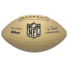 Wilson 더 듀크 NFL 공식 미식축구공 브라운 2020 버전, Replica, Official