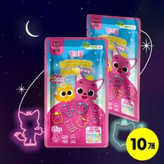 핑크퐁 모기퇴치팔찌 밴드 키퍼링 35p, 혼합, 10개