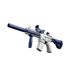 M416 자동 워터건 펌프 대용량 물통 전동물총, 블루