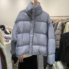 BLUEPOPS 작은 키 화이트 오리털 덕다운 패딩점퍼 십삼행