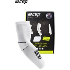 뉴페이스 CEP 팔꿈치 보호대 암 슬리브 (L1) (화이트 블랙), 단품